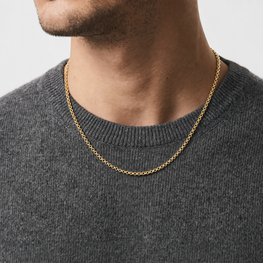 Man Grumetta Gold Man 18K Chain