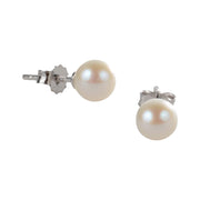 Woman B-Classic Gold Pearls 18K Earrings