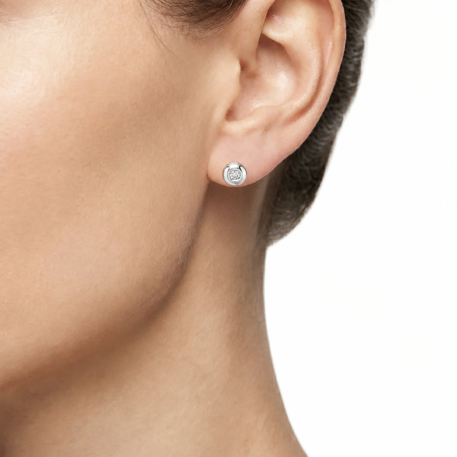 Woman Promessa Damore Diamonds 18K Earrings