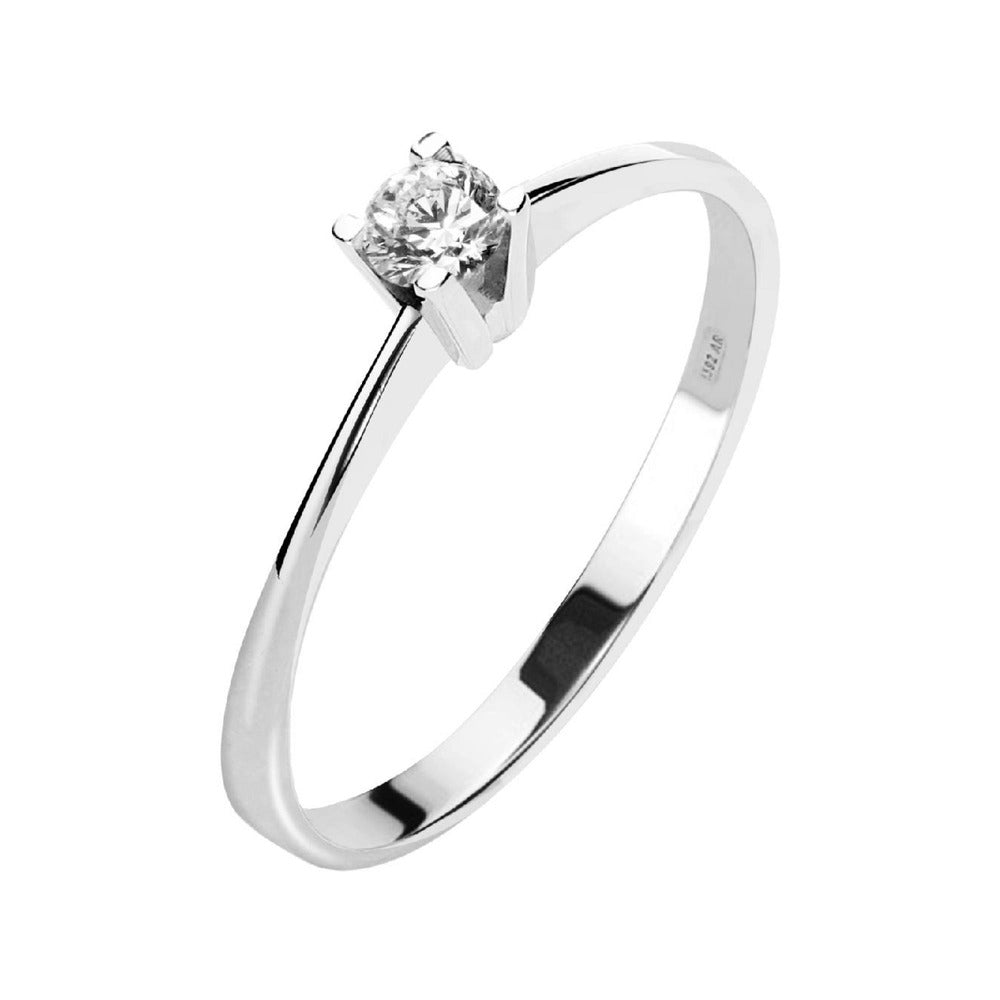 Woman Promessa Damore Engagement 18K Ring