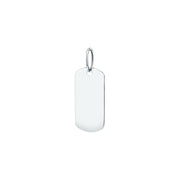 Woman Memory White Gold 18K Pendant