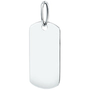 Woman Memory White Gold 18K Pendant