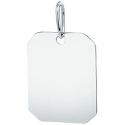 Woman Memory White Gold 18K Pendant
