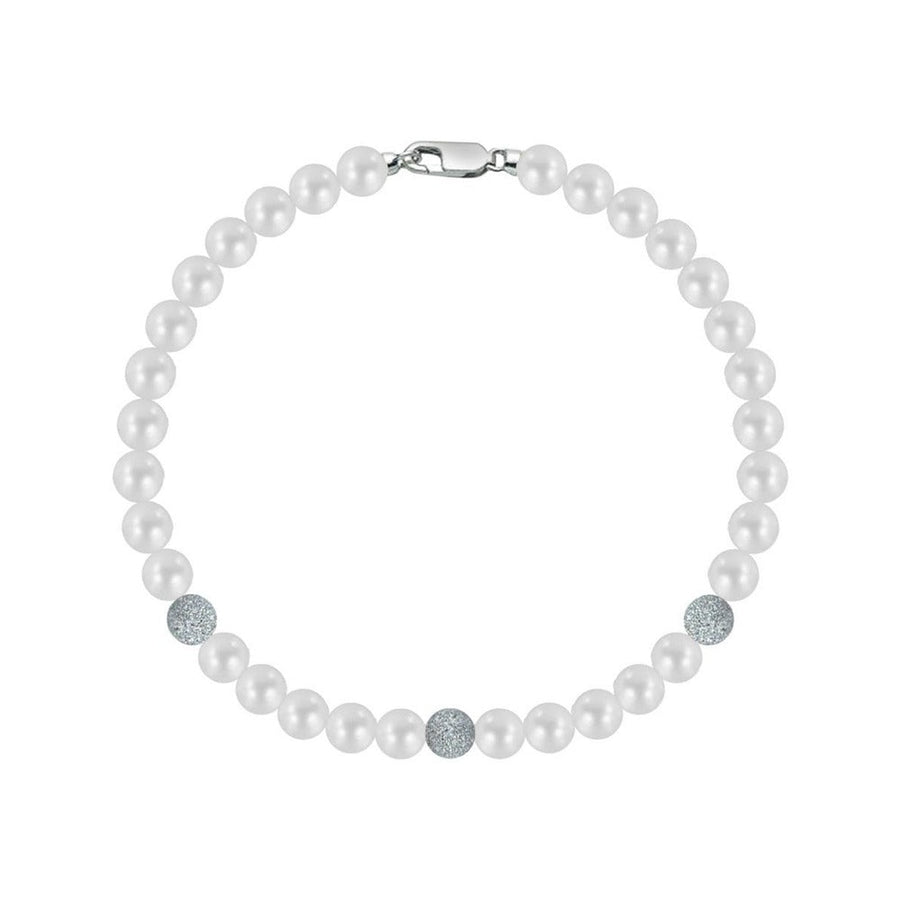 Woman B-Classic Gold Pearls 18K Bracelet