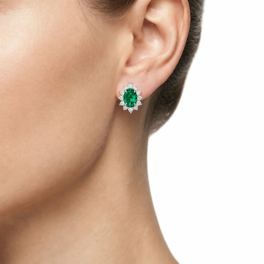 Woman Atelier Stones 18K Earrings