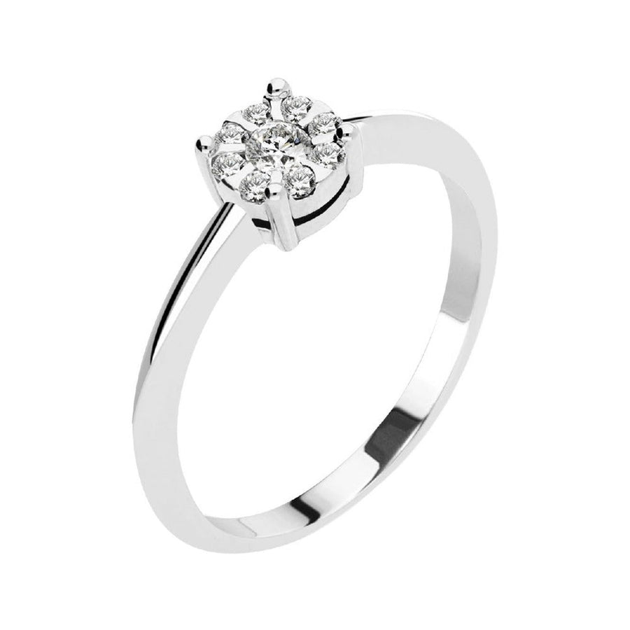 Woman Marilyn Diamonds 18K Ring
