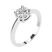 Woman Marilyn Diamonds 18K Ring