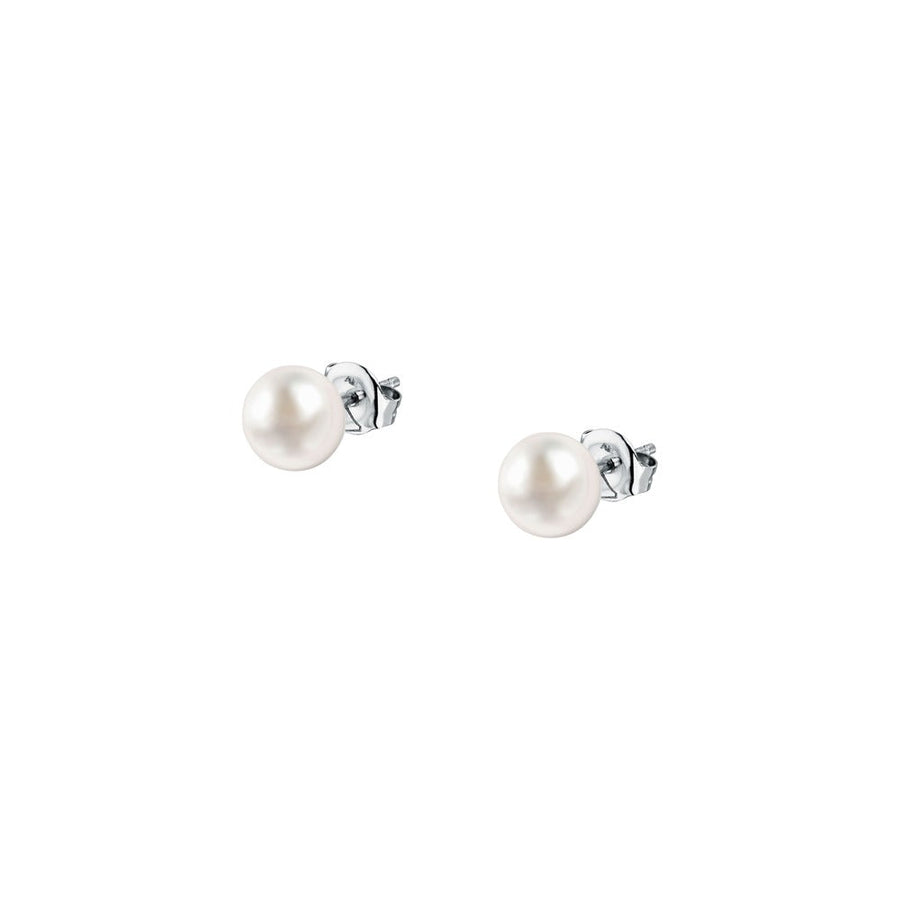 Woman B-Classic Gold Pearls 18K Earrings