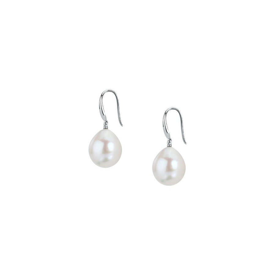 Woman B-Classic Gold Pearls 18K Earrings