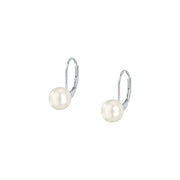 Woman B-Classic Gold Pearls 18K Earrings