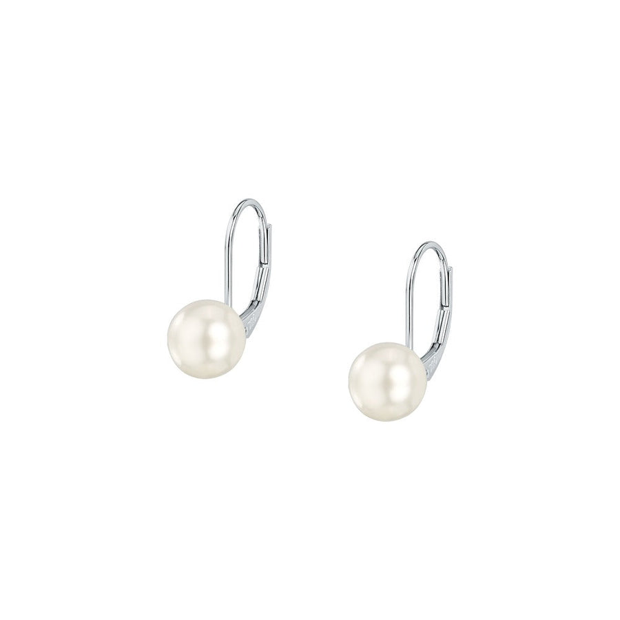 Woman B-Classic Gold Pearls 18K Earrings
