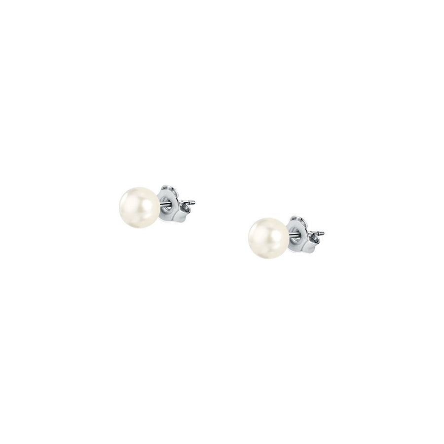 Woman B-Classic Gold Pearls 18K Earrings