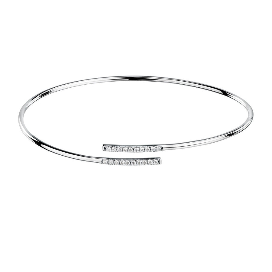 Woman B-Classic Diamonds 18K Bracelet