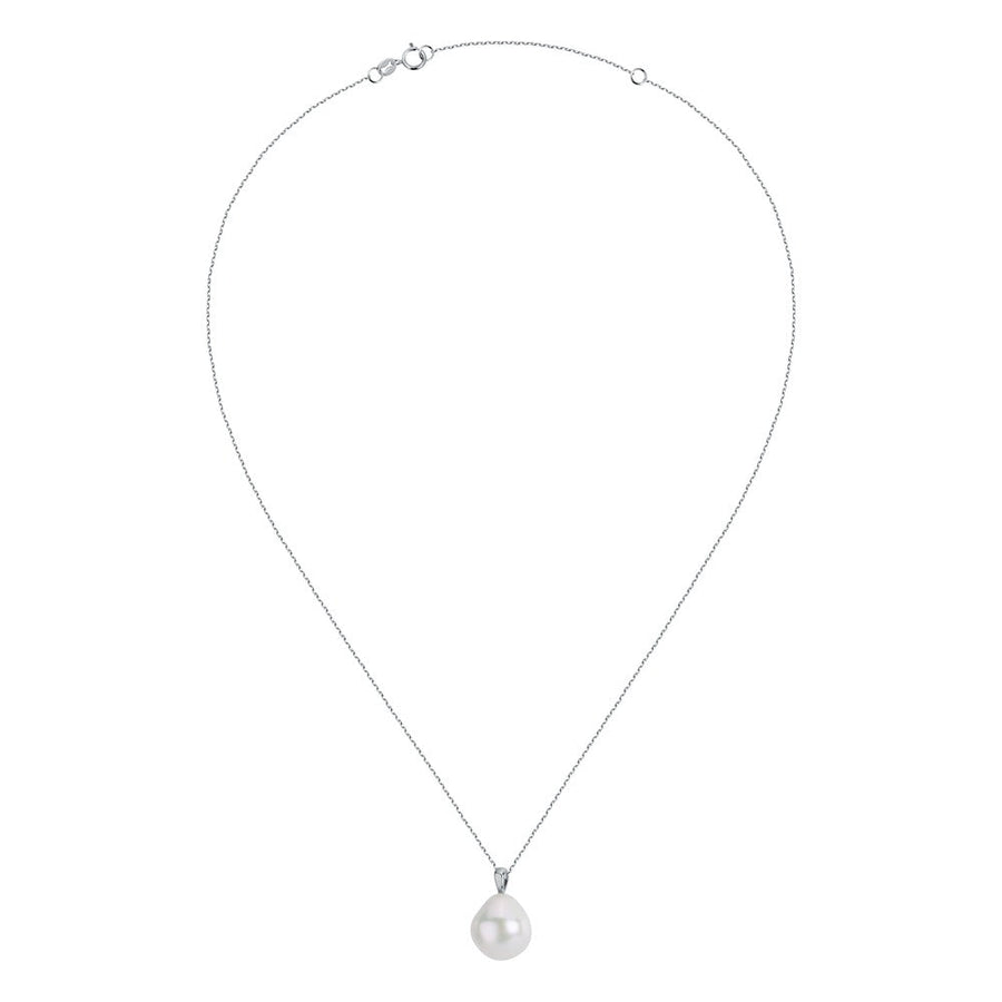 Woman B-Classic Gold Pearls 18K Necklace