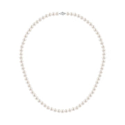 Woman B-Classic Gold Pearls 18K Necklace