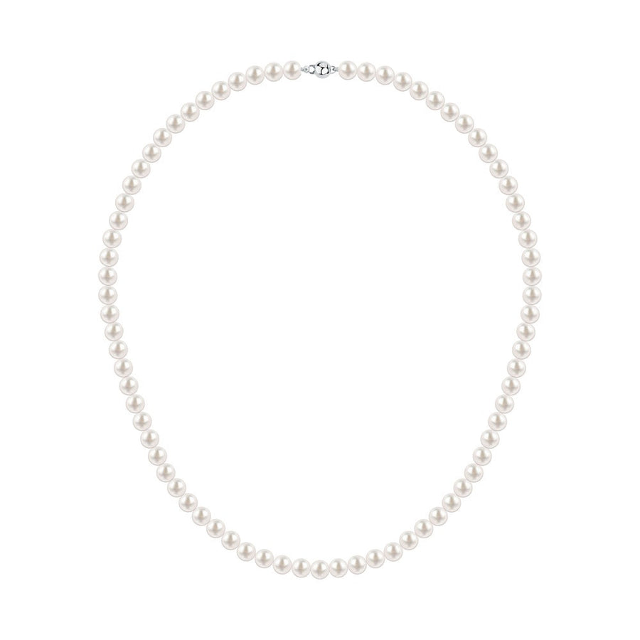 Woman B-Classic Gold Pearls 18K Necklace