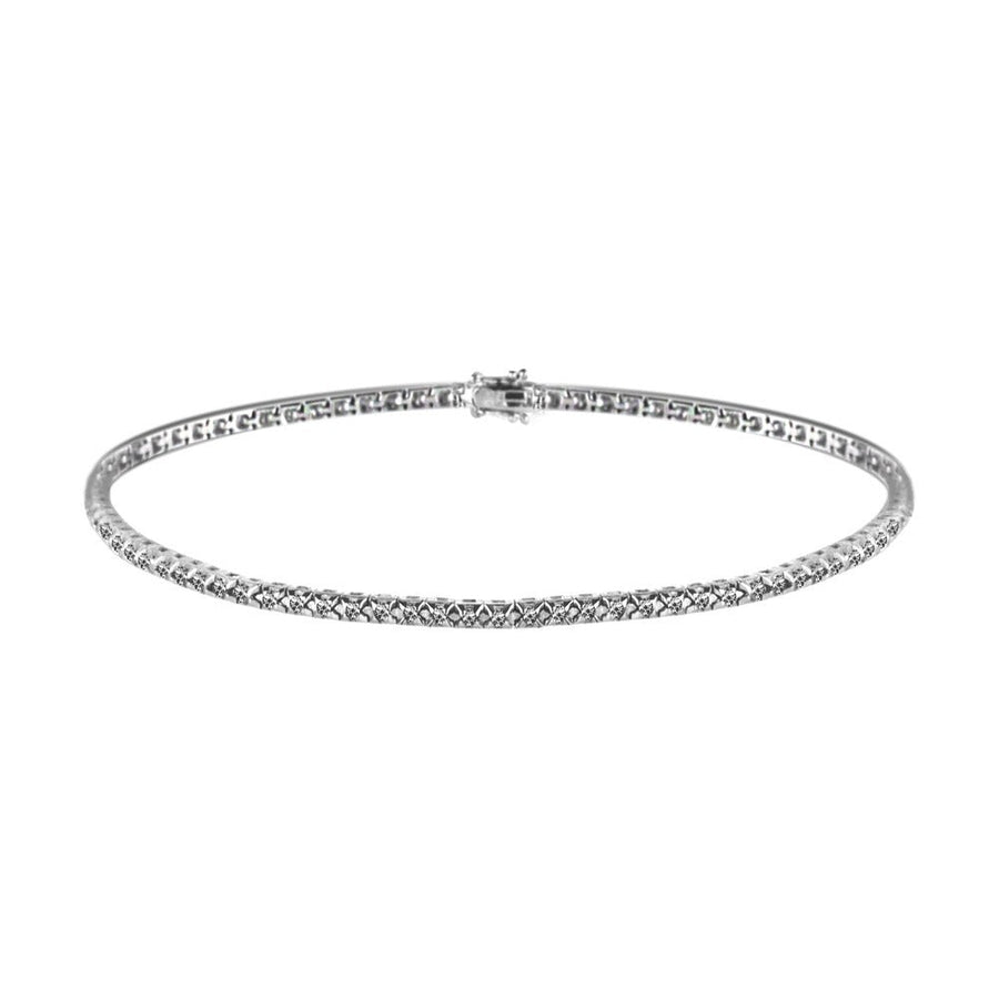 Woman B-Tennis Diamonds 18K Bracelet