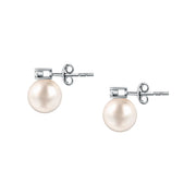 Woman B-Classic Gold Pearls 18K Earrings