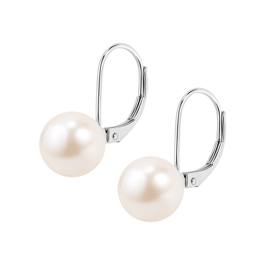 Woman B-Classic Gold Pearls 18K Earrings