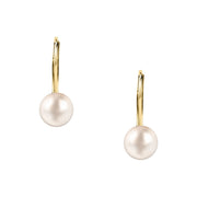 Woman B-Classic Gold Pearls 18K Earrings