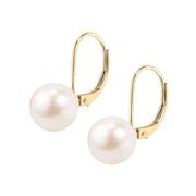 Woman B-Classic Gold Pearls 18K Earrings
