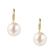 Woman B-Classic Gold Pearls 18K Earrings
