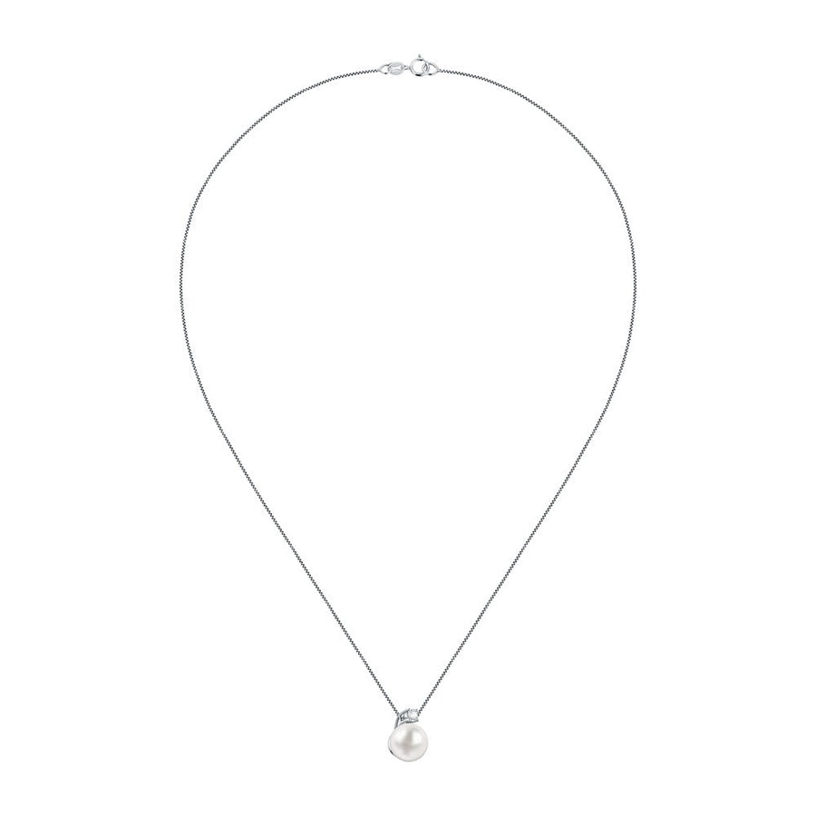Woman B-Classic Gold Pearls 18K Necklace