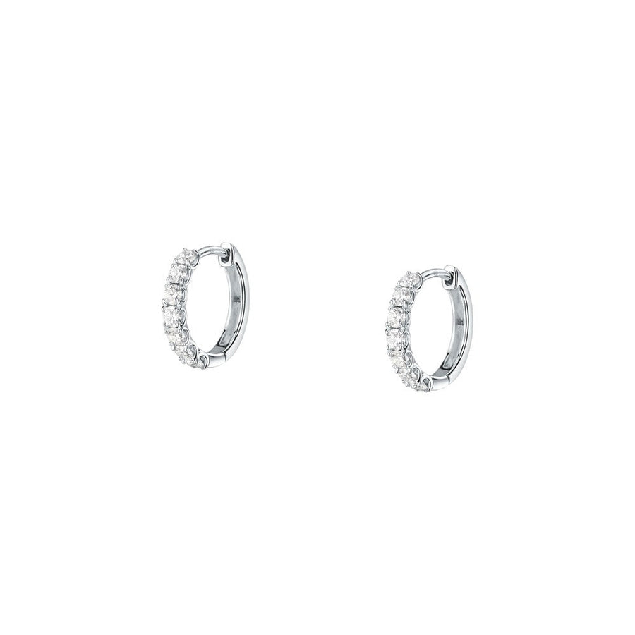 Woman Infinity Diamonds 18K Earrings