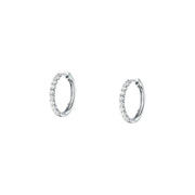Woman Infinity Diamonds 18K Earrings