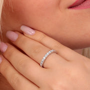 Woman Infinity Diamonds 18K Ring