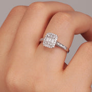 Woman Diamonds 18K Ring