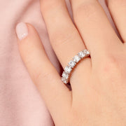 Woman Infinity Diamonds 18K Ring