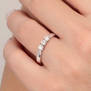 Woman Infinity Diamonds 18K Ring