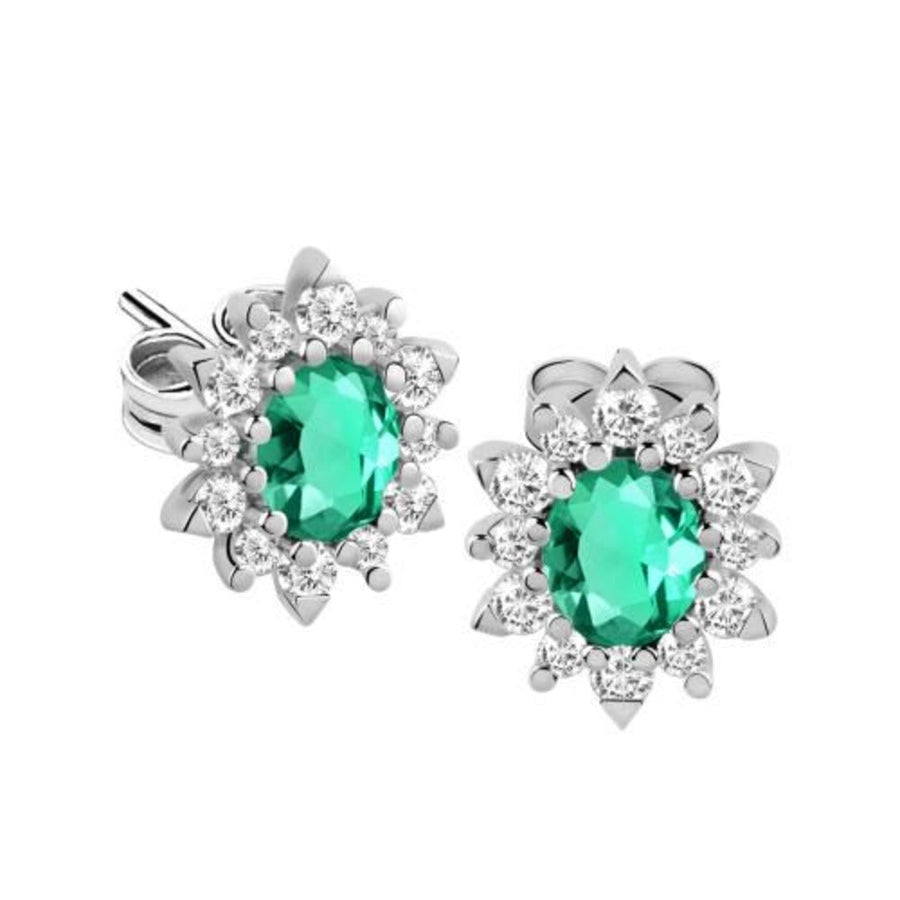 Woman Kate Stones 18K Earrings