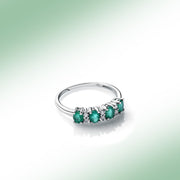 Woman Armonia Stones 18K Ring