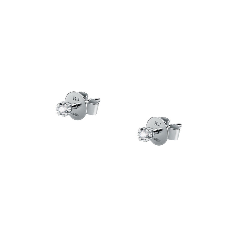 Woman Love Diamond Diamonds 18K Earrings