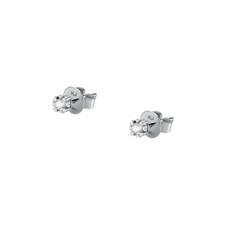Woman Love Diamond Diamonds 18K Earrings