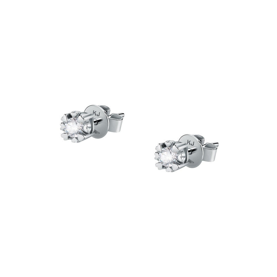 Woman Love Diamond Diamonds 18K Earrings