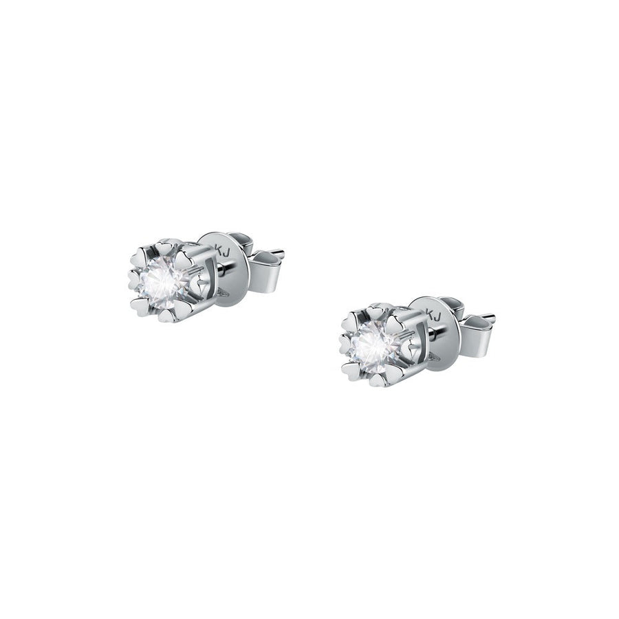 Woman Love Diamond Diamonds 18K Earrings