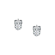 Woman Love Diamond Diamonds 18K Earrings