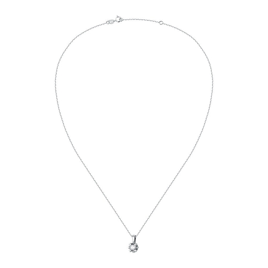 Woman Love Diamond Diamonds 18K Necklace