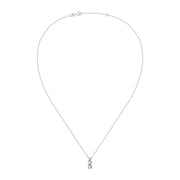 Woman Love Diamond Diamonds 18K Necklace