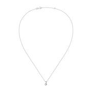 Woman Love Diamond Diamonds 18K Necklace