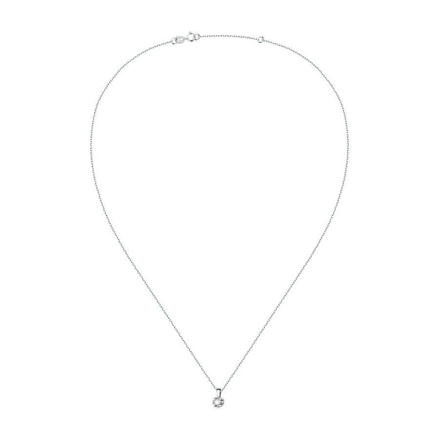 Woman Love Diamond Diamonds 18K Necklace