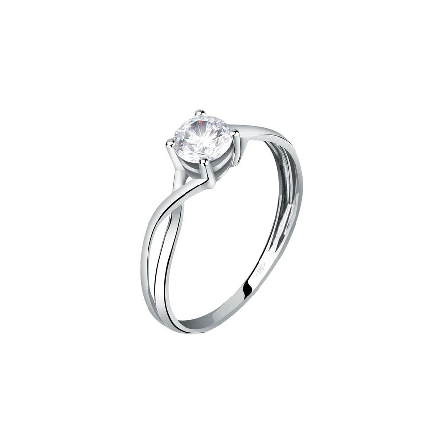 Woman Oxyde Engagement 18K Ring
