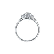 Woman Oxyde Engagement 18K Ring