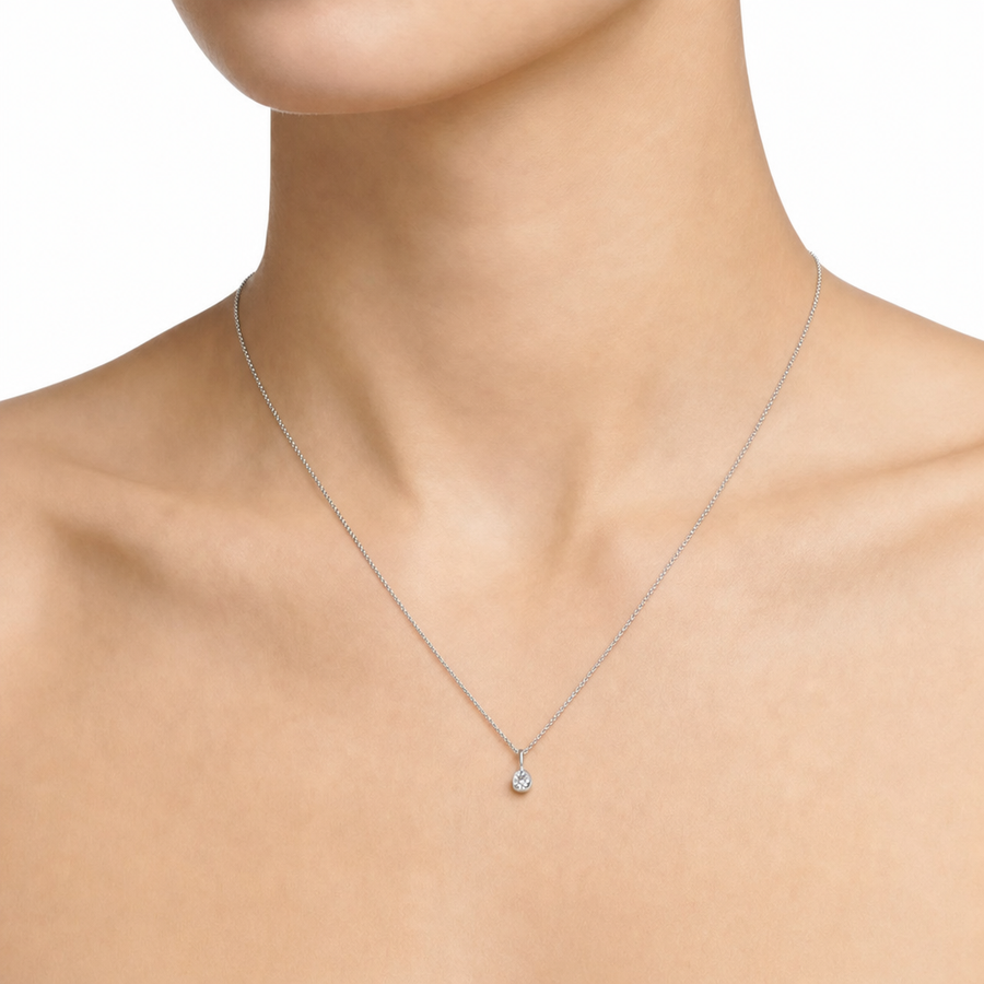 Woman Goccia Diamonds 18K Necklace