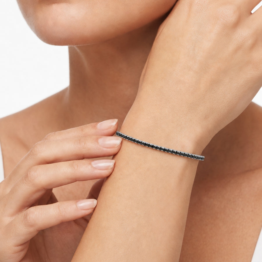 Woman B-Tennis Diamonds 18K Bracelet