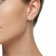 Woman Love Diamond Diamonds 18K Earrings