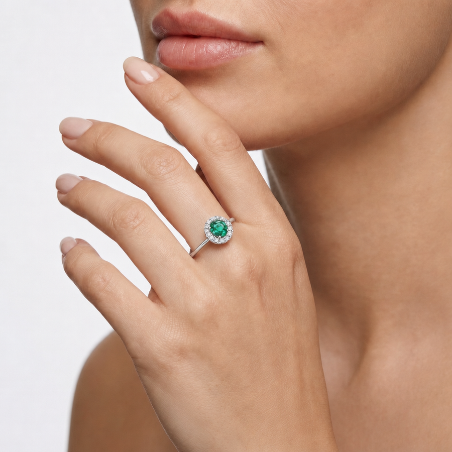Woman Armonia Stones 18K Ring